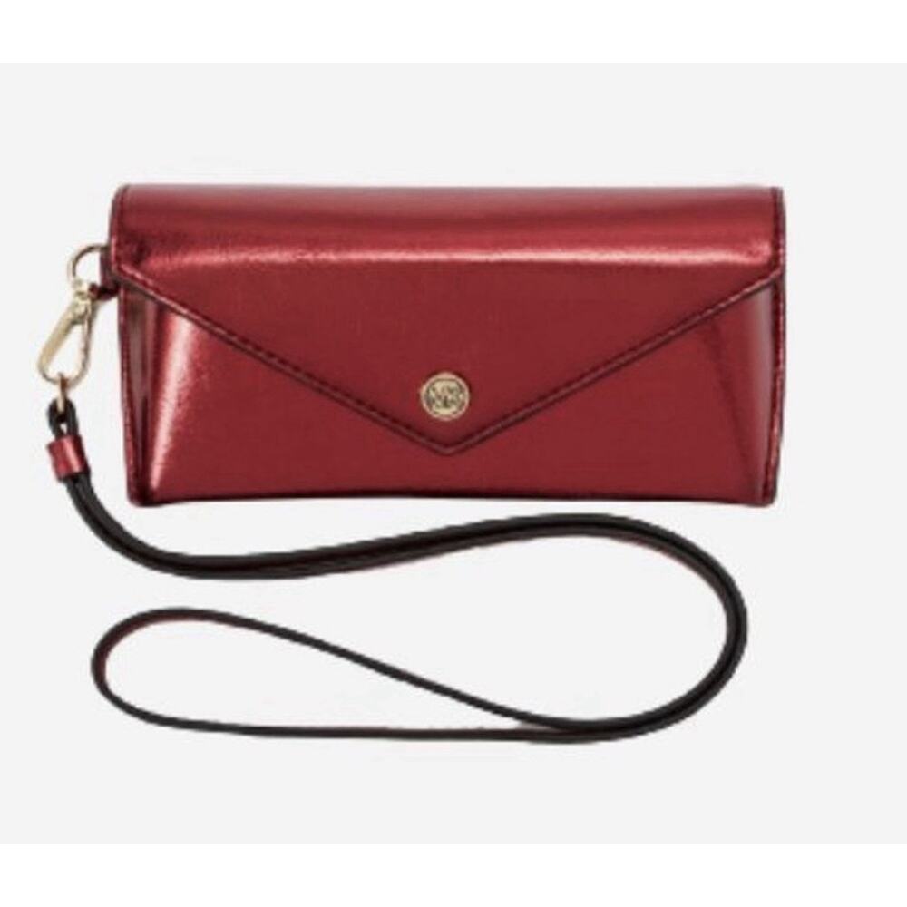 Michael Kors Jet Set Sunglass Case With Lanyard - Crimson Red